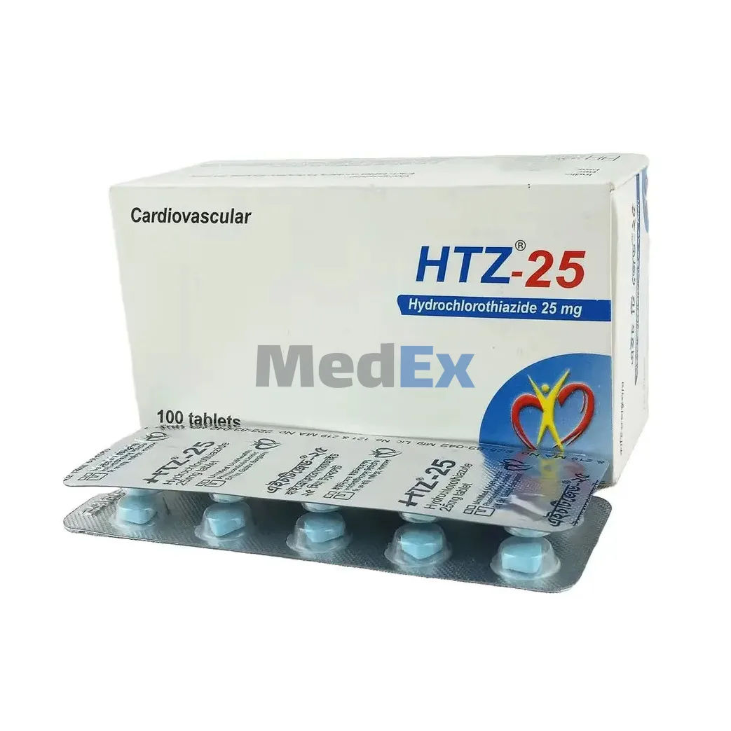 HTZ 25 mg Packaging