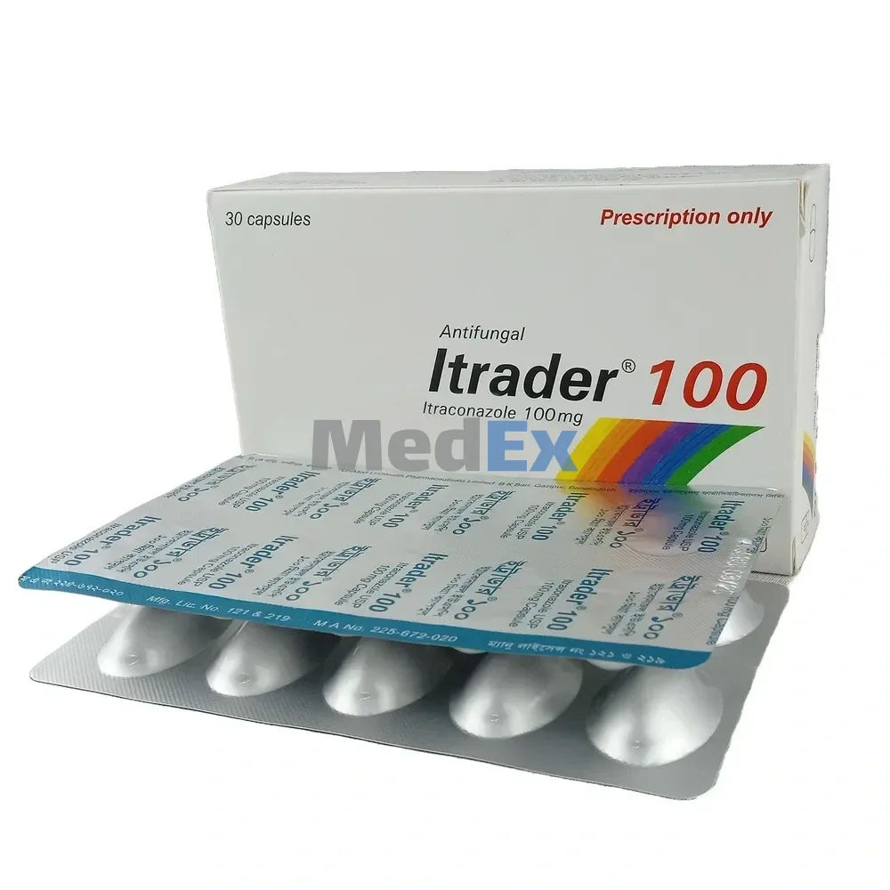Itrader 100 mg Packaging