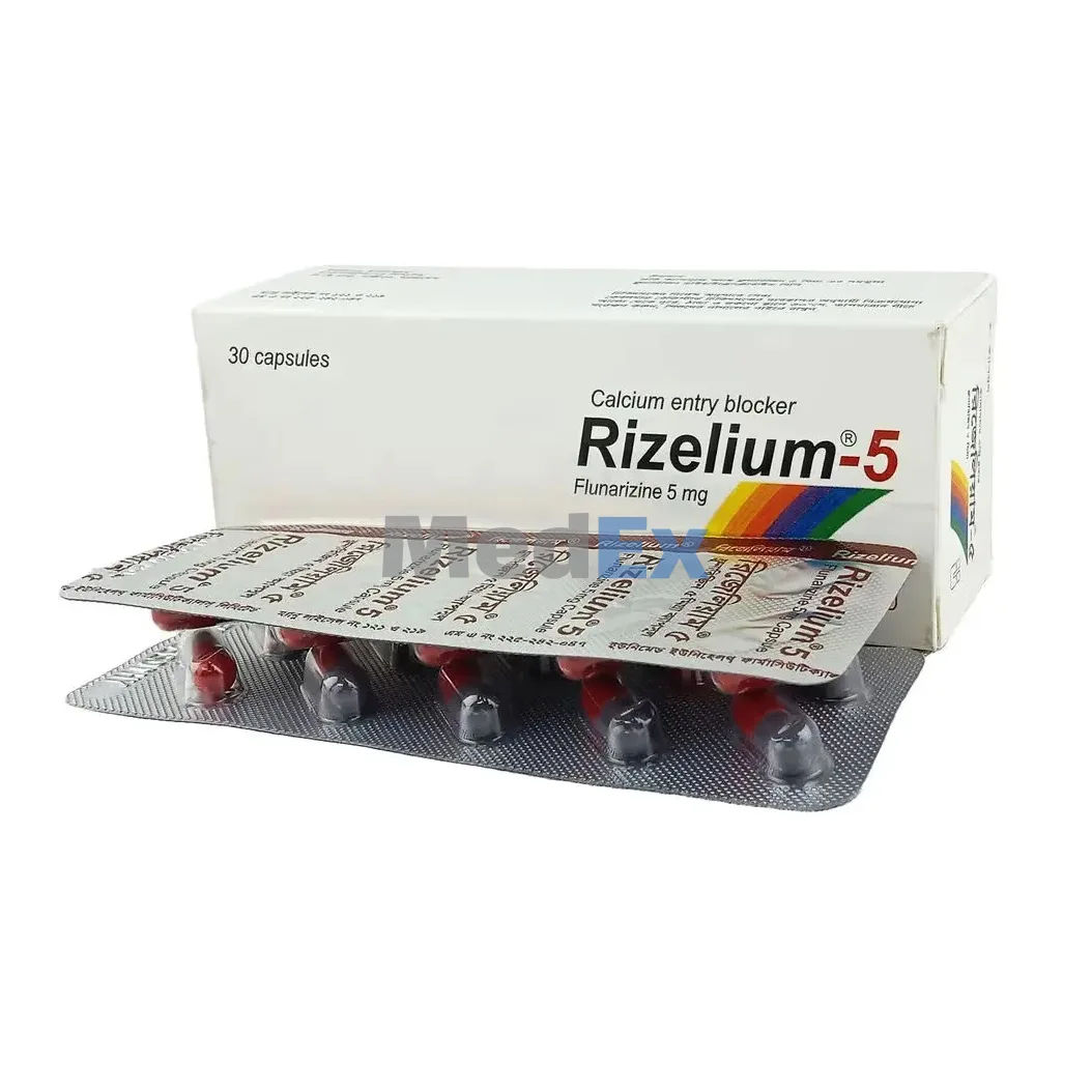 Rizelium 5 mg Packaging