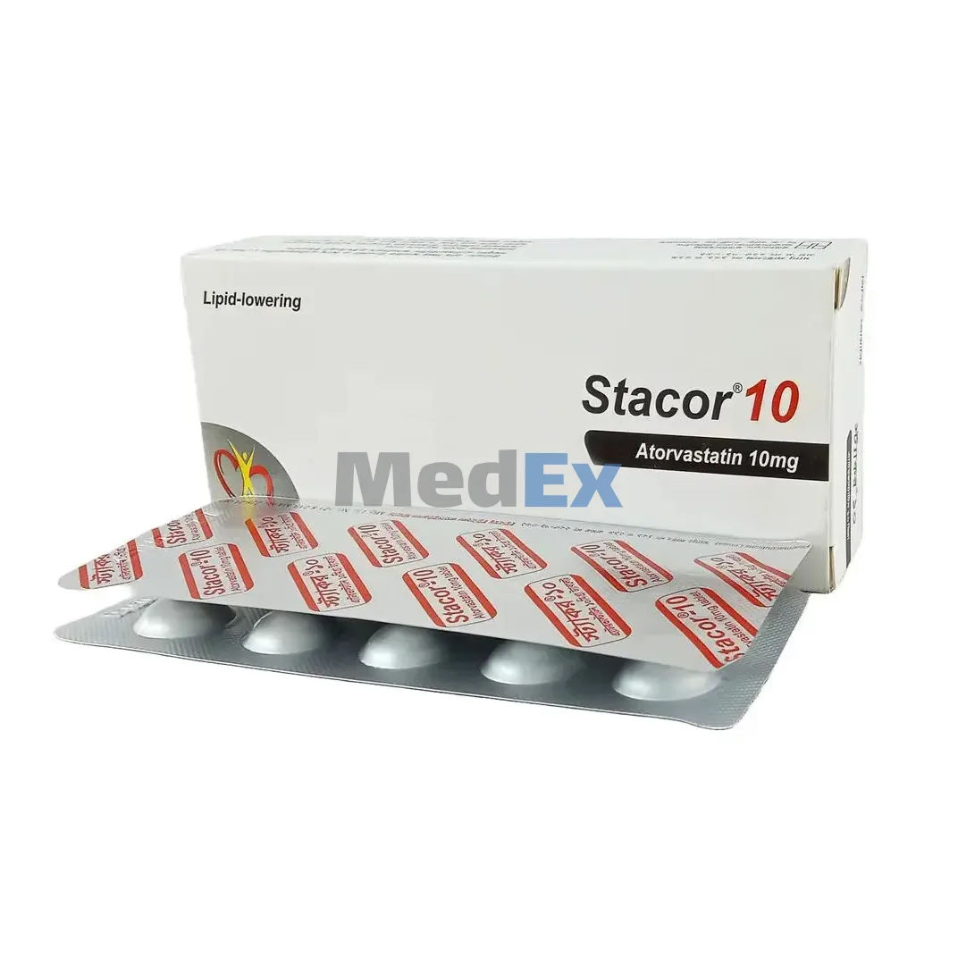 Stacor 10 mg Packaging