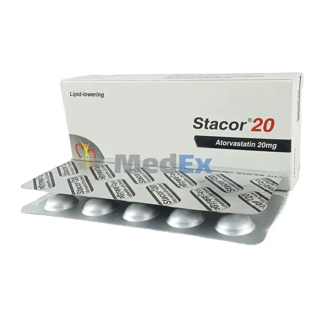 Stacor 20 mg Packaging