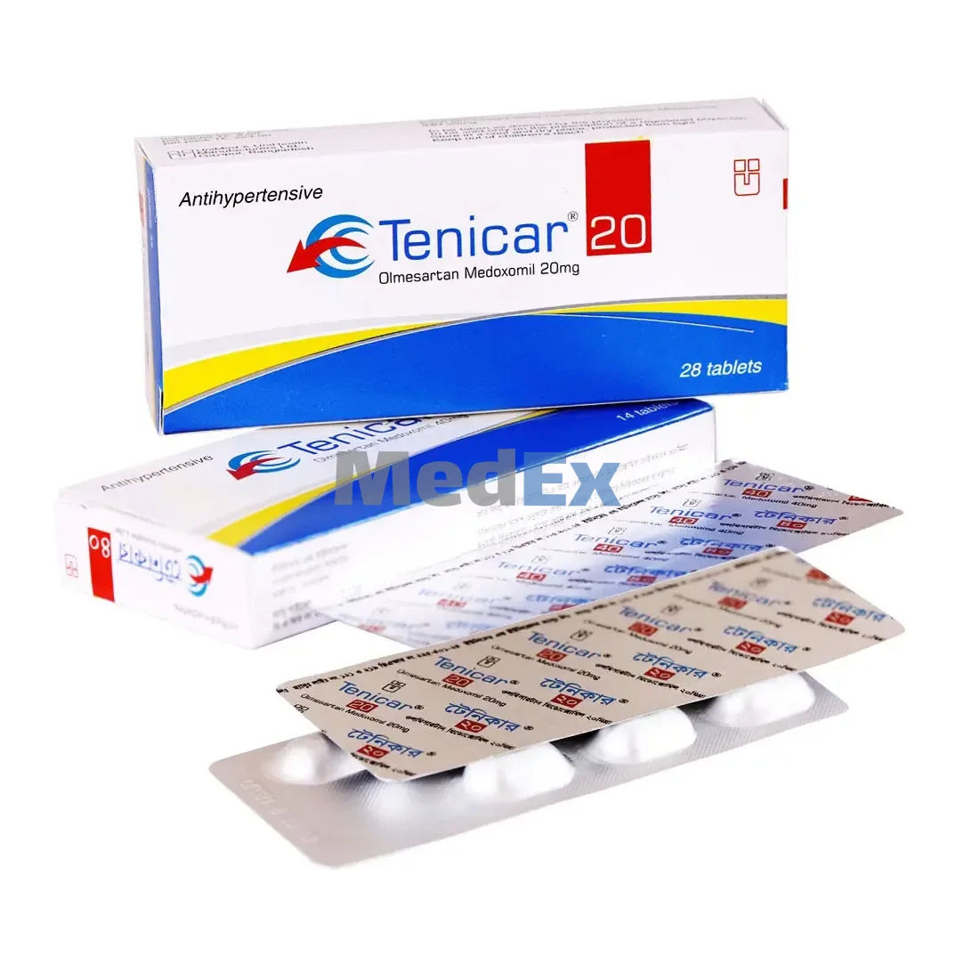 Tenicar 40 mg Packaging