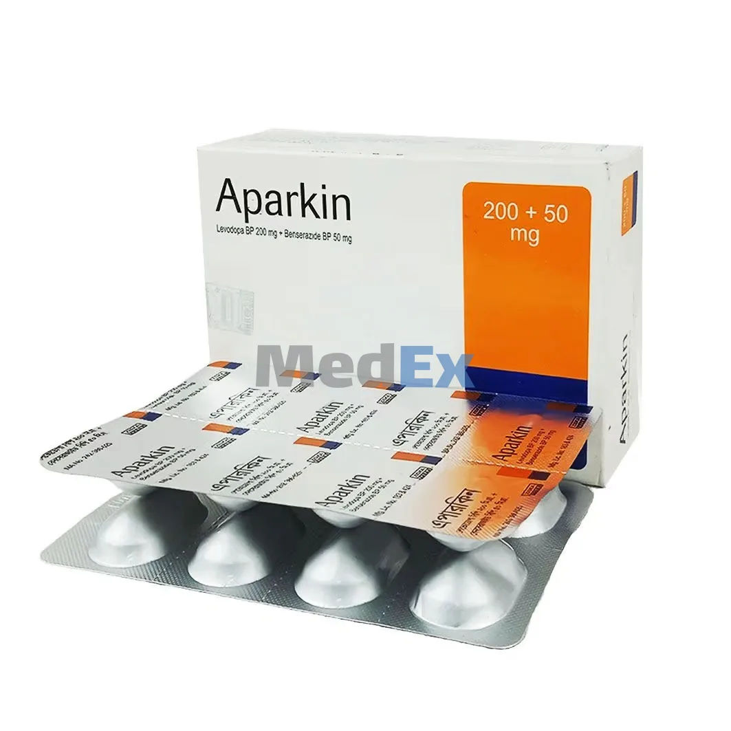 Aparkin 200 mg+50 mg Packaging