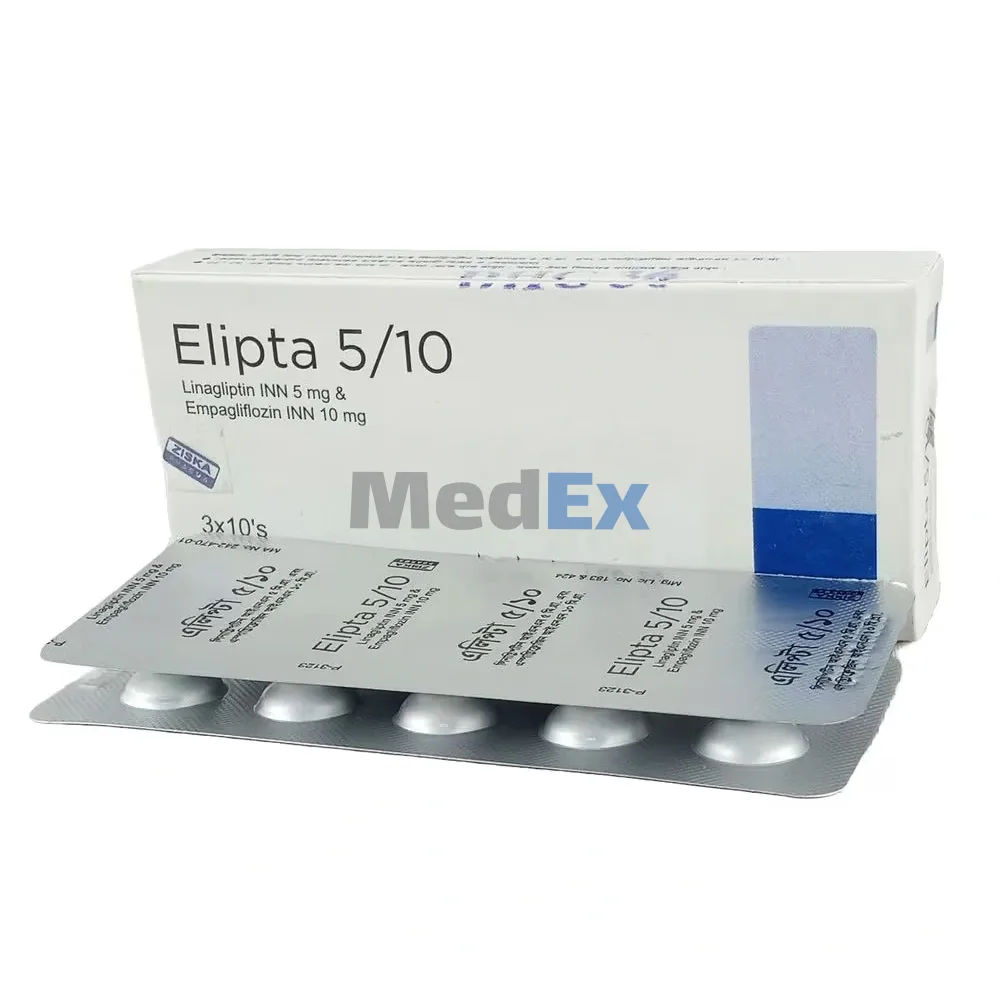 Elipta 10 mg+5 mg Packaging