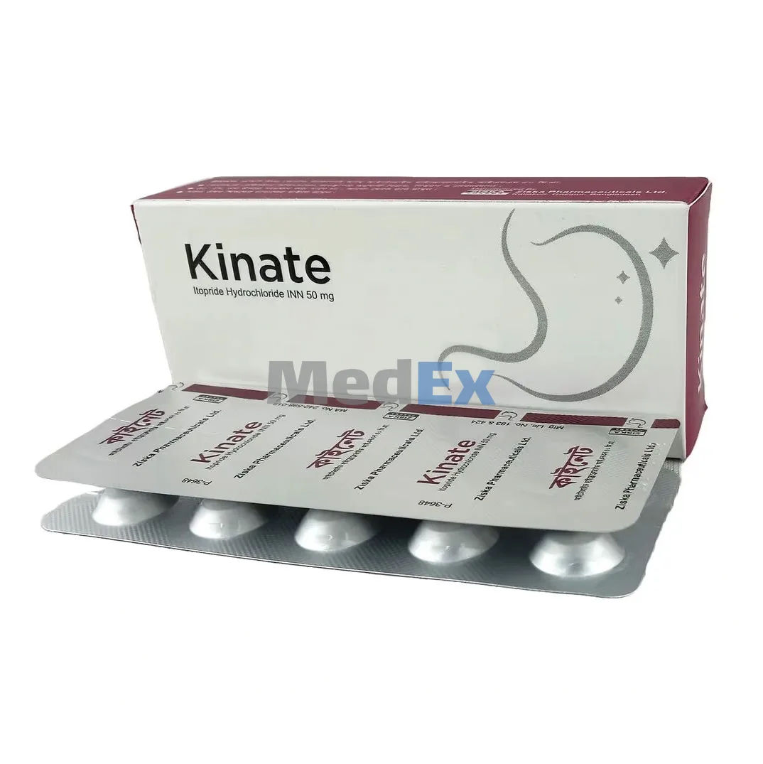 Kinate 50 mg Packaging