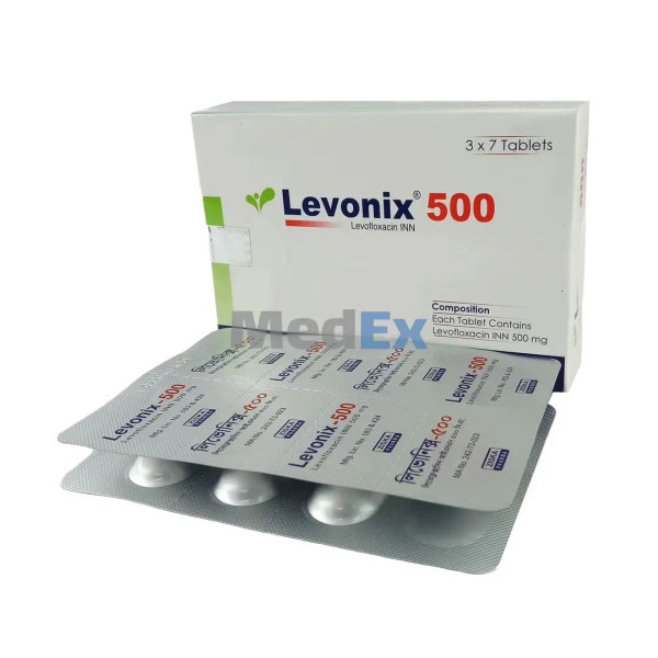 Levonix 500 mg Packaging