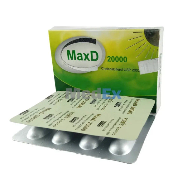 Max D 20000 IU Packaging