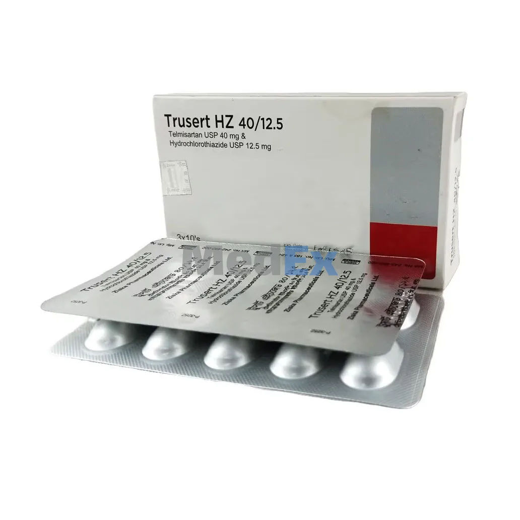 Trusert HZ 80 mg+12.5 mg Packaging