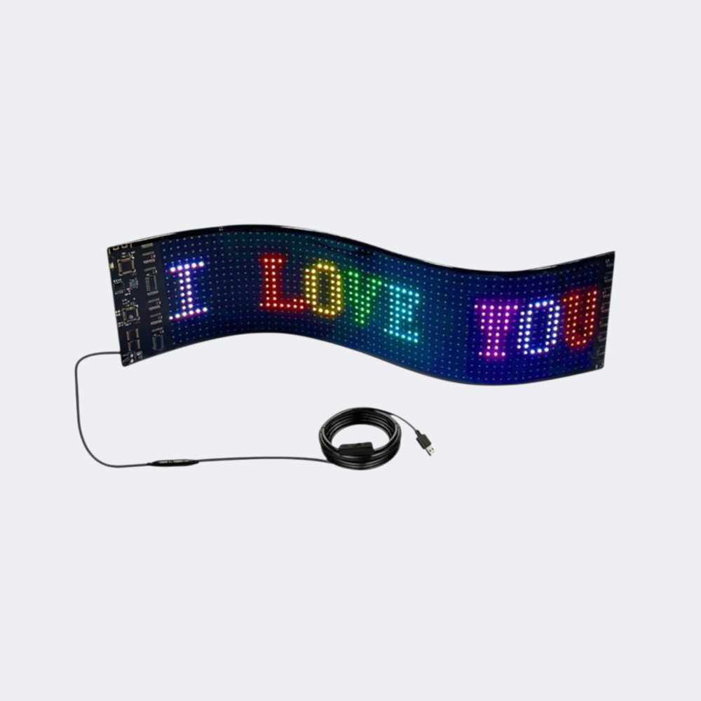 LED fleksibel pakai aplikasi