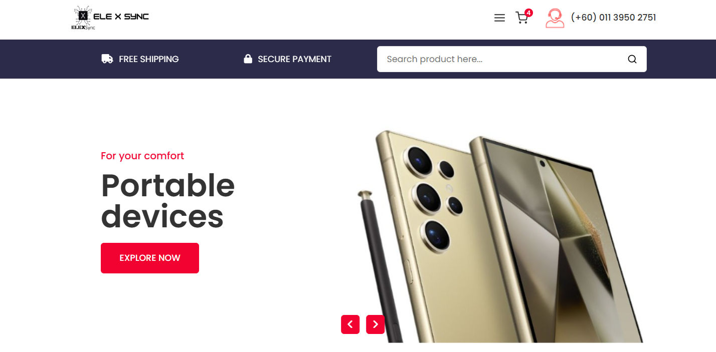 ElexSync: e-commerce Platform