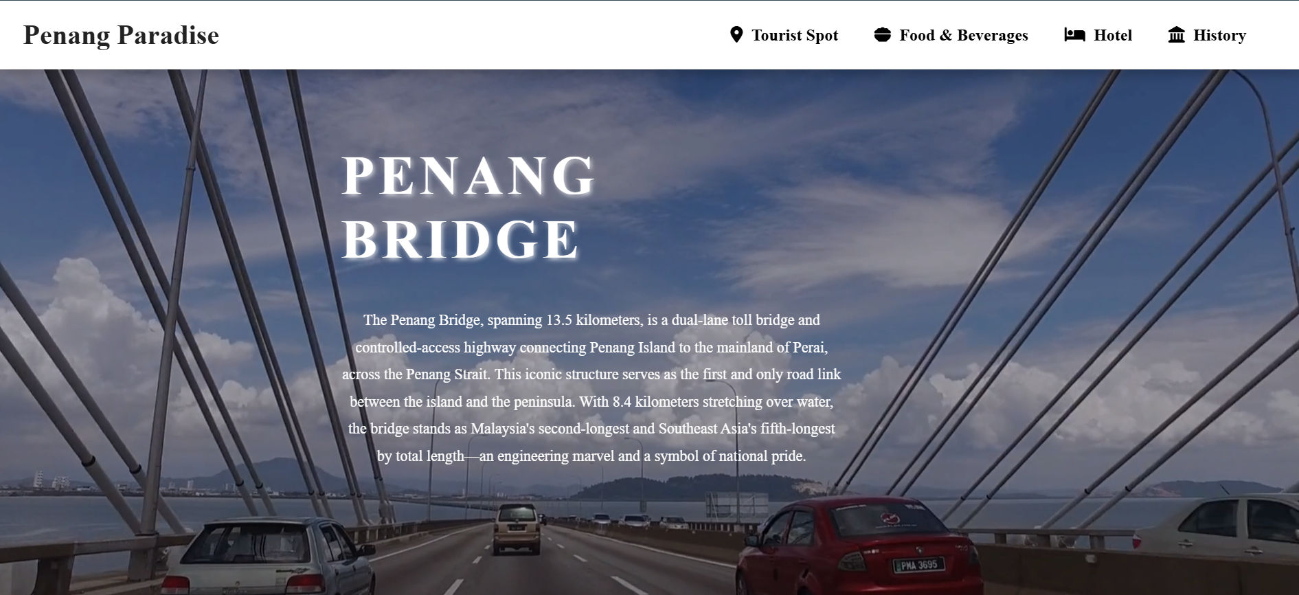 Penang Paradise: Tourism Website
