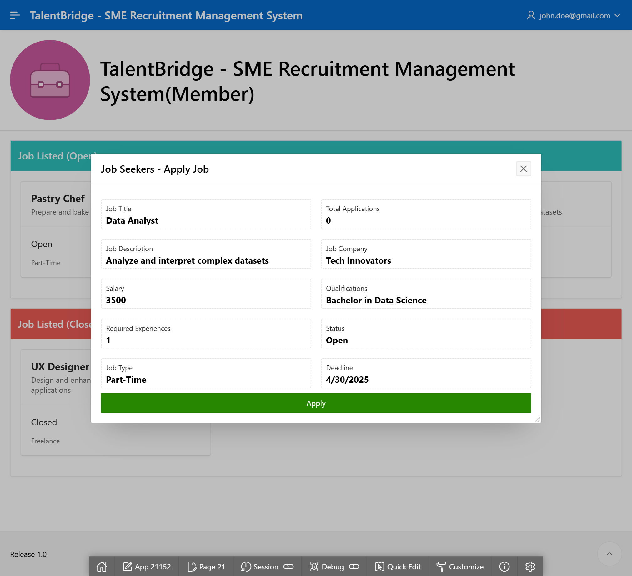 TalentBridge: Job Portal