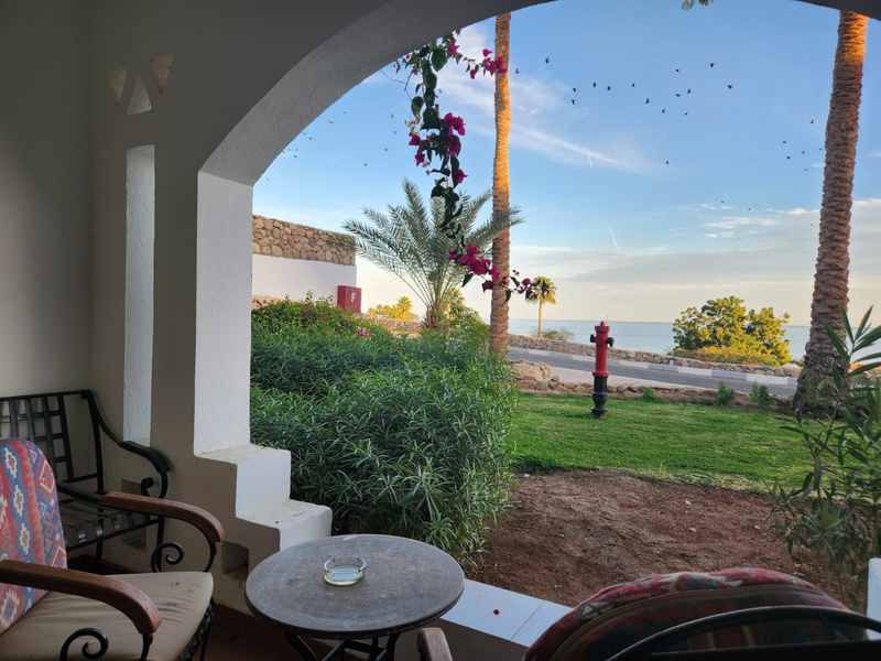 Terrazza al tramonto