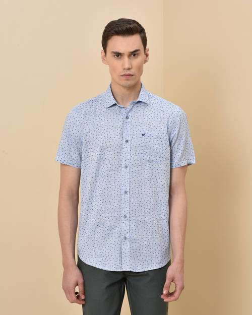 Quirky Printed Slim Fit  Shirt