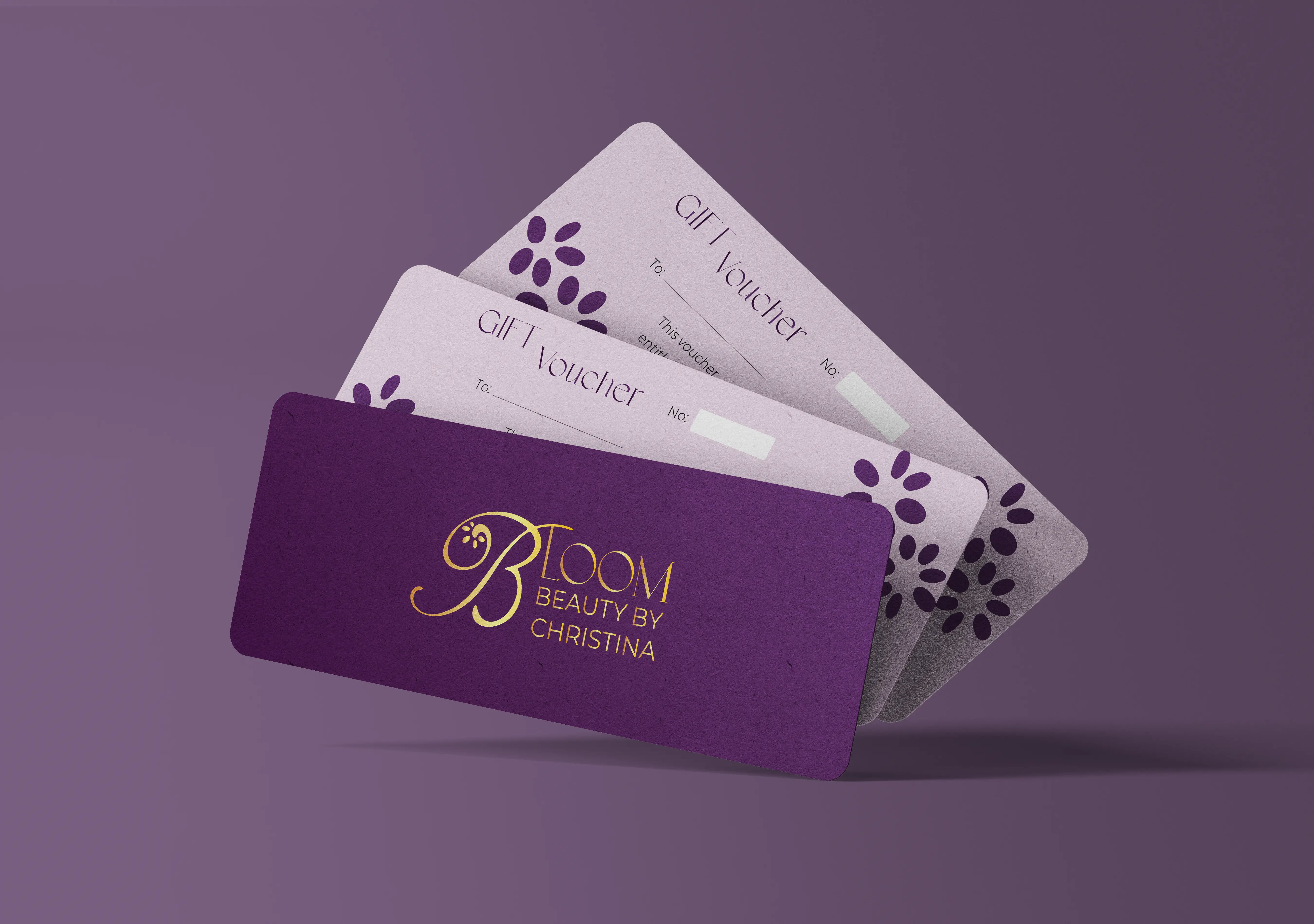 Bloom Beauty brand identity design by Amelie Dimech