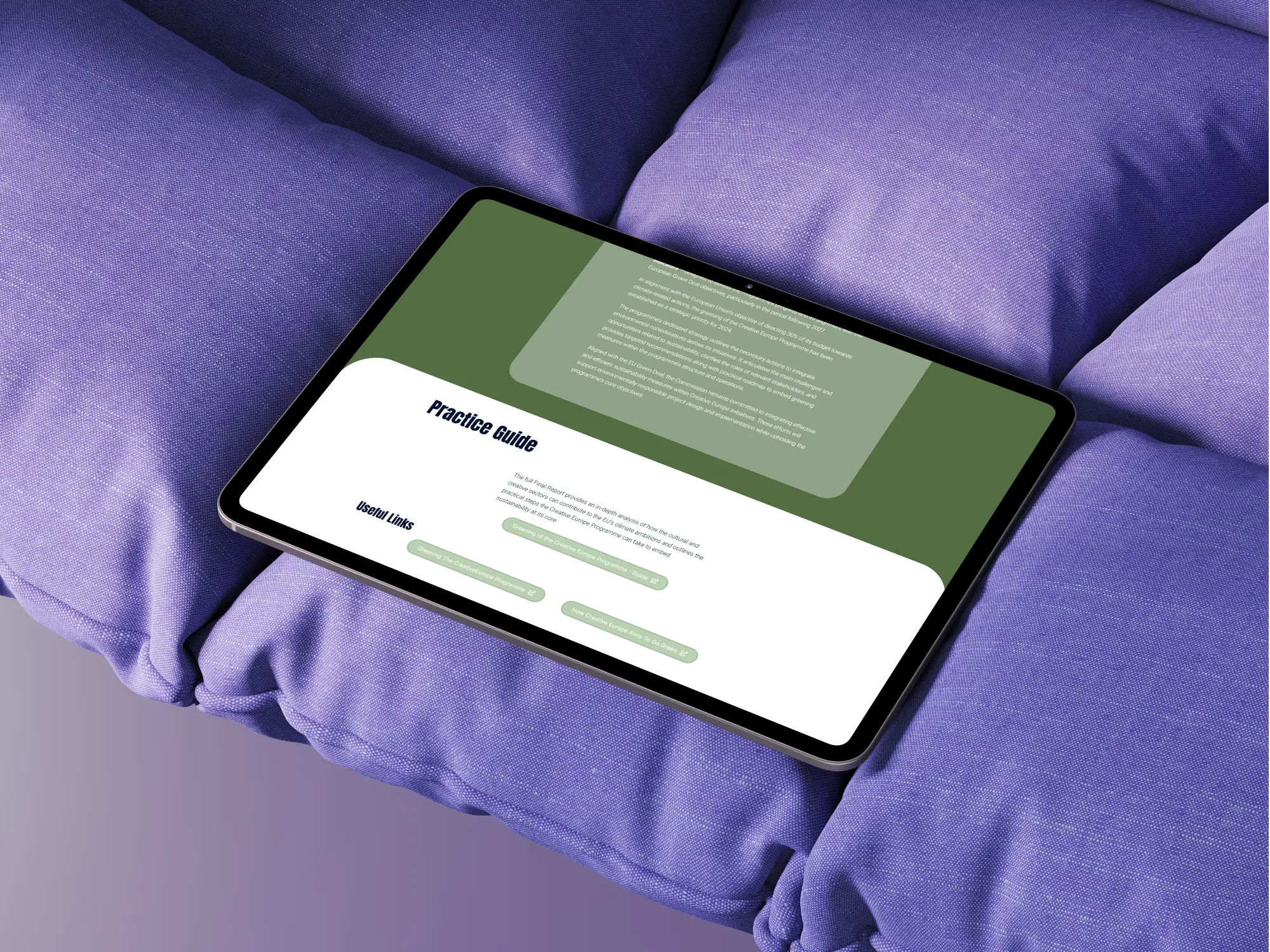 Creative Europe Desk Malta full website overview by Amelie Dimech