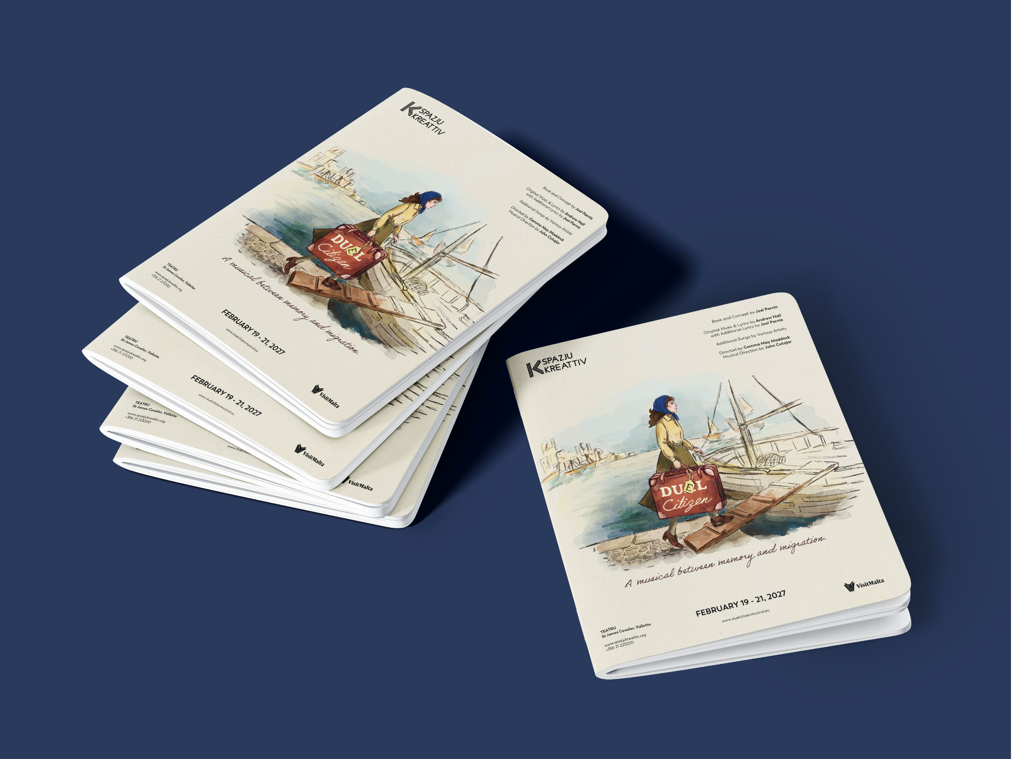 Duel Citizen complete brand identity overview by Amelie Dimech Malta