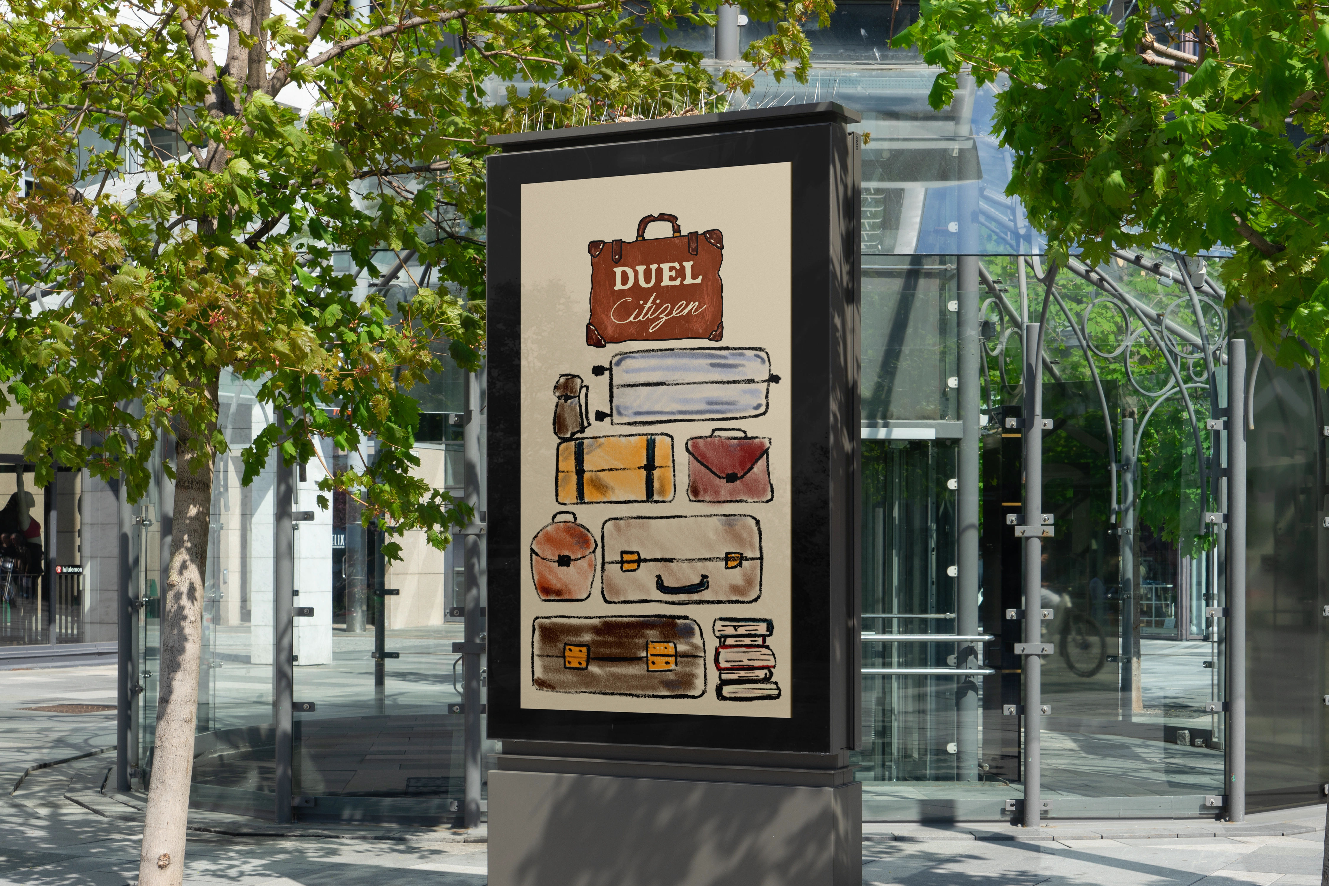 Duel Citizen brand identity and packaging design by Amelie Dimech
