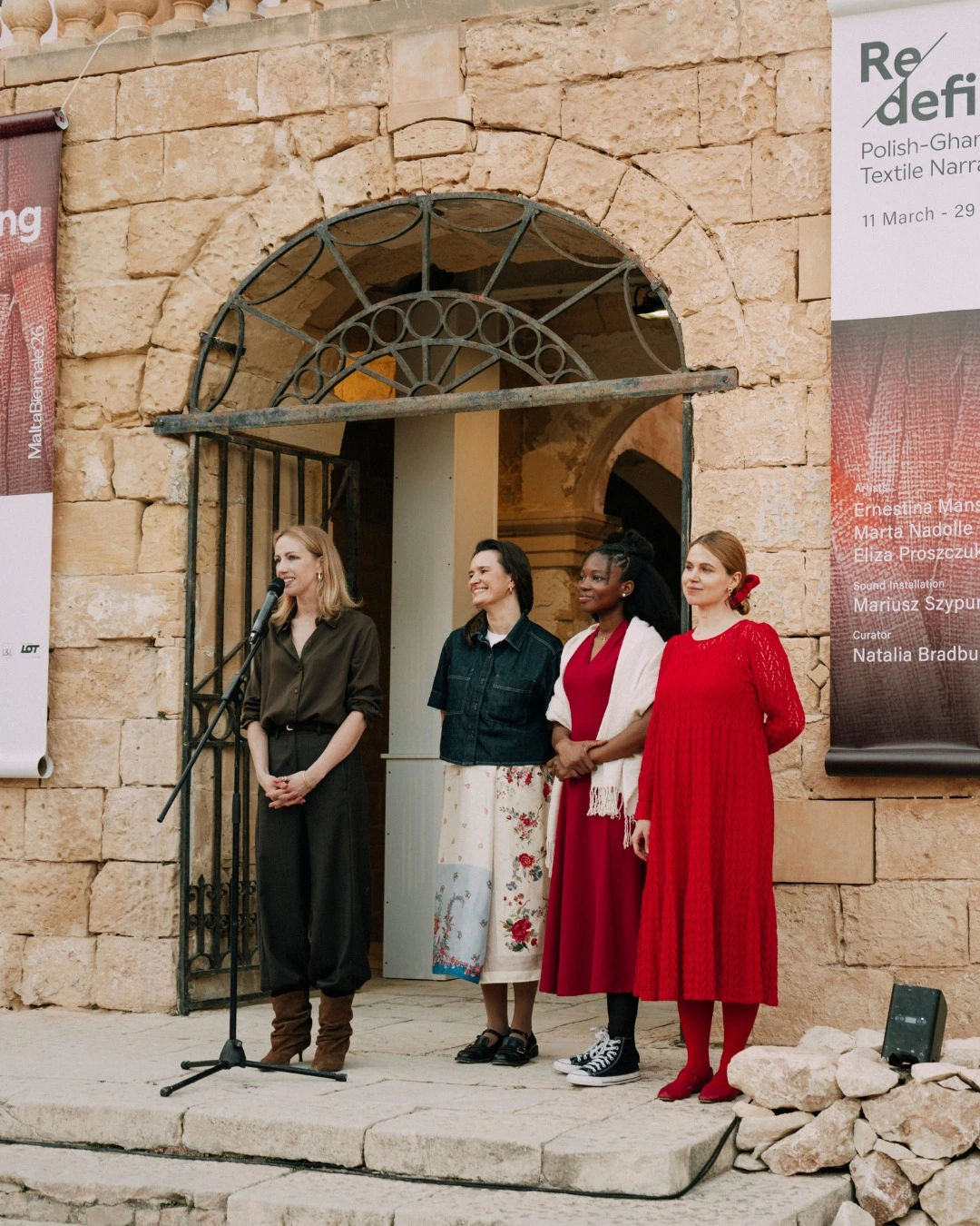Villa Luginsland Instagram post — art residency content