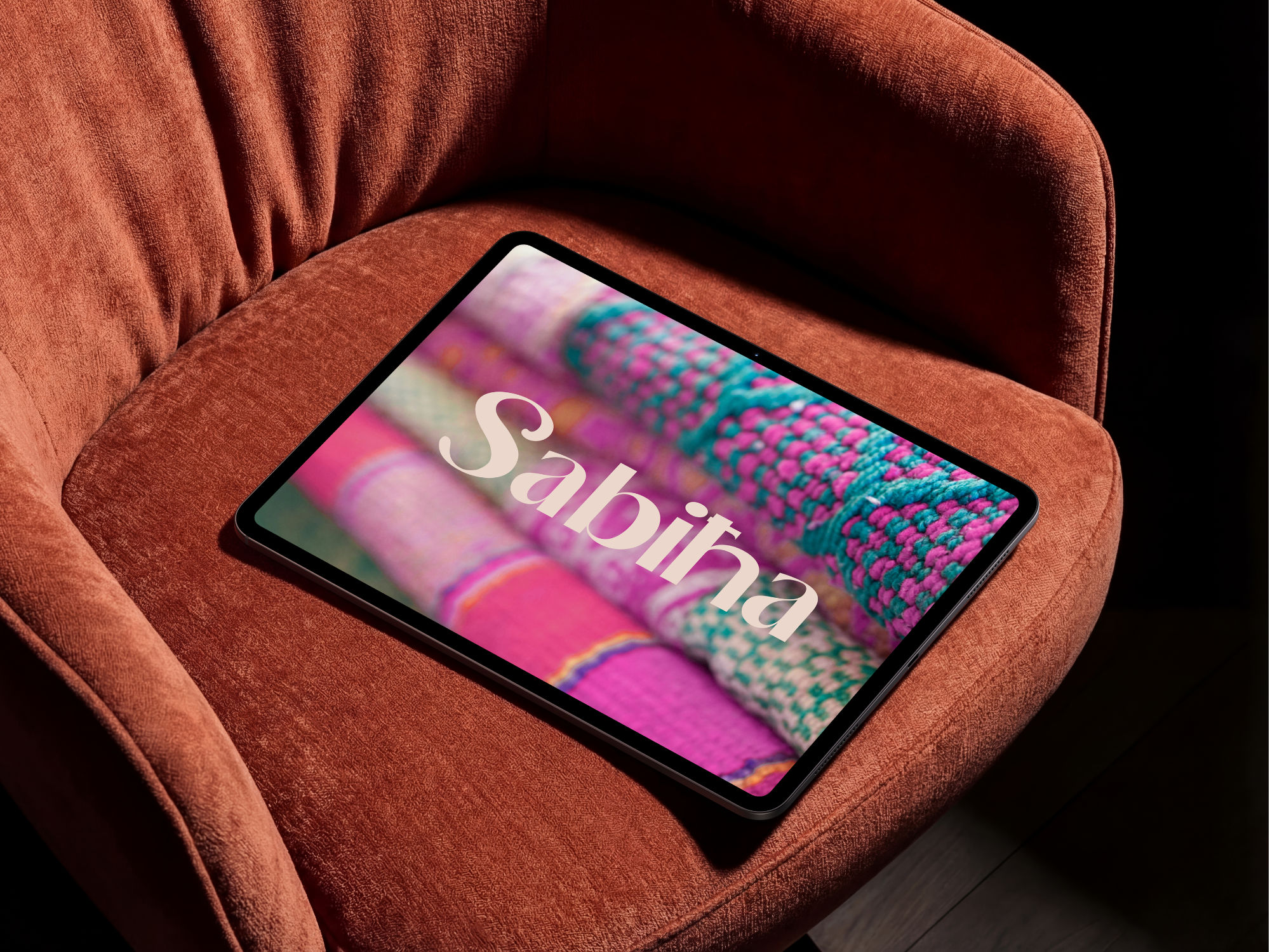 Sabiha brand identity cover — logo design by Amelie Dimech Malta