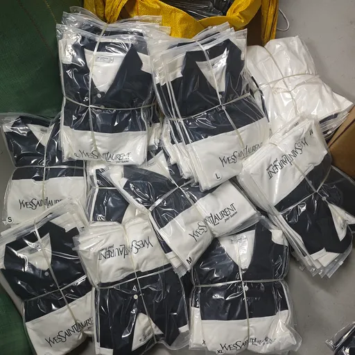 Saint Laurent Vintage Polos White