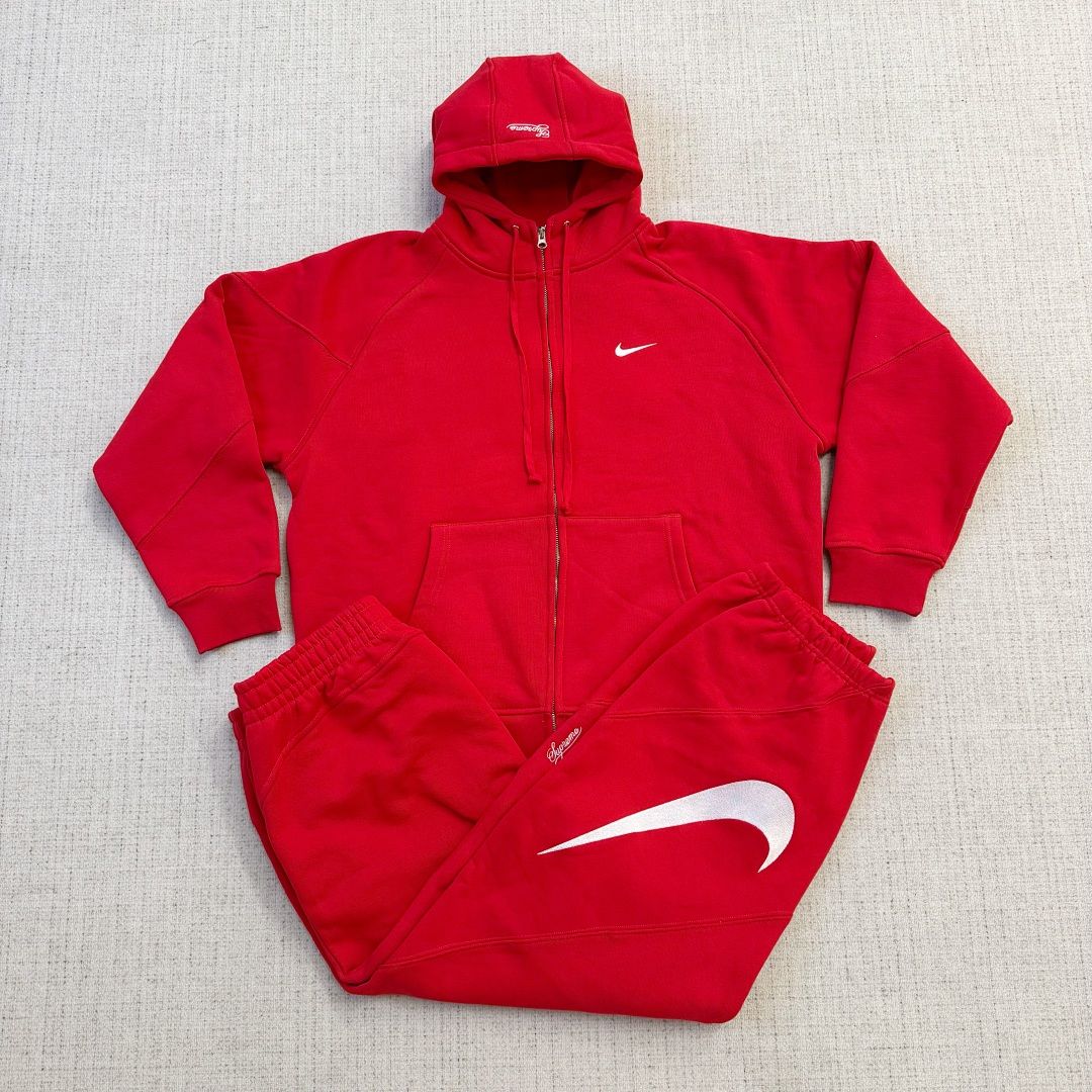 Supreme Nike Tracksuit Red