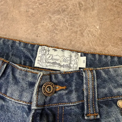 Dime Baggy Denim Jeans (Knowtomatic Blue)