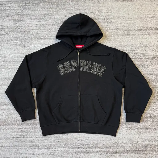 Supreme BB Simon Zip Up Hoodie Black