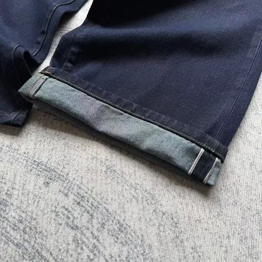 Fyredwrld navy japanese selvedge denim