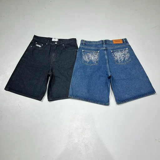 Up in flames Denim Shorts