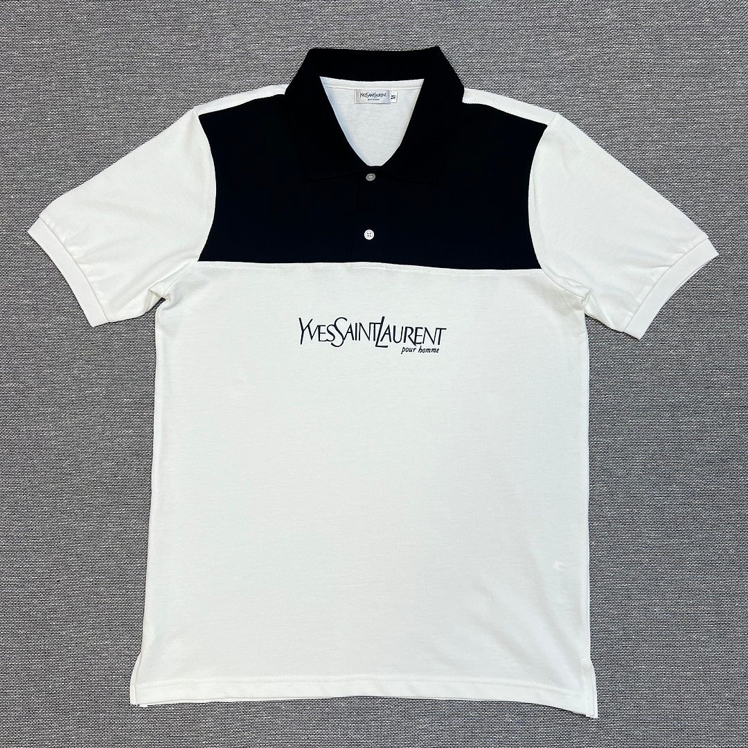 Saint Laurent Vintage Polos White