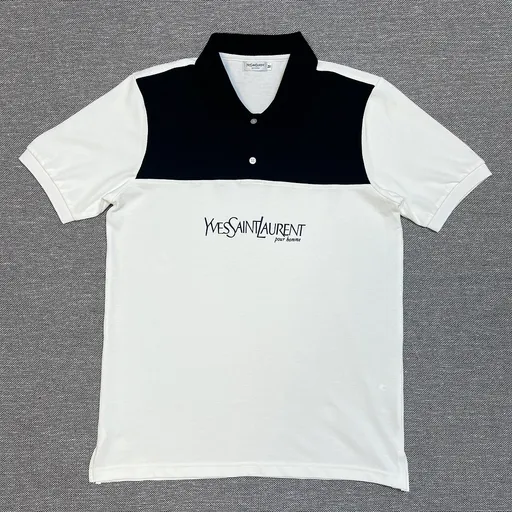Saint Laurent Vintage Polos White