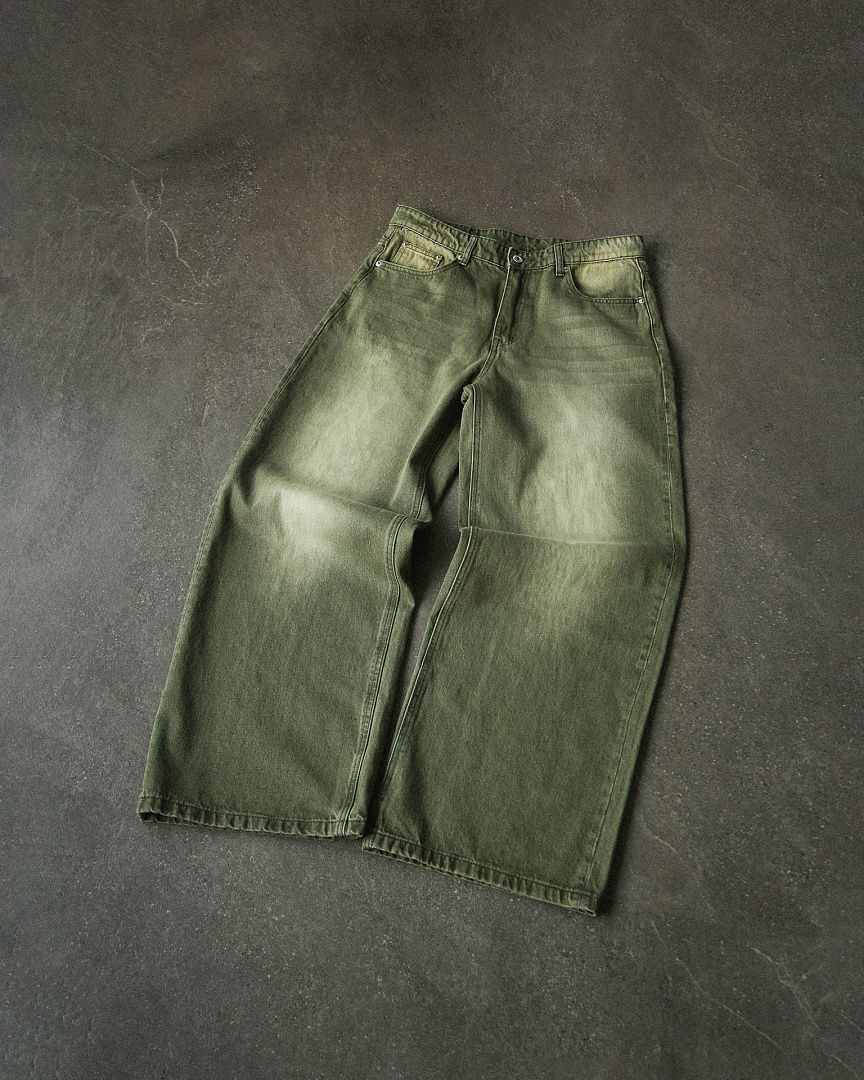 Mobius Matcha Baggy Jeans