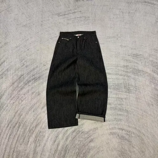 Fyredwrld black japanese selvedge denim
