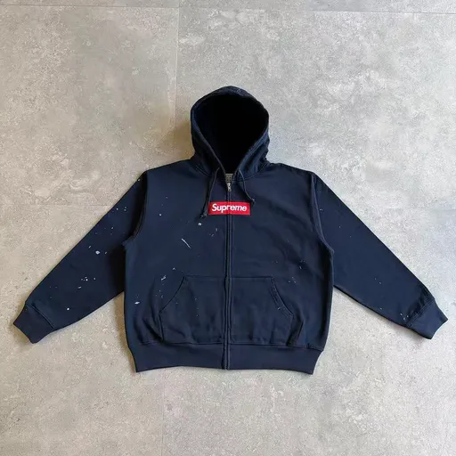Supreme MM6 ZIP UP HOODIE BEST baby blue