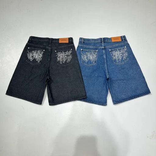 Up in flames Denim Shorts