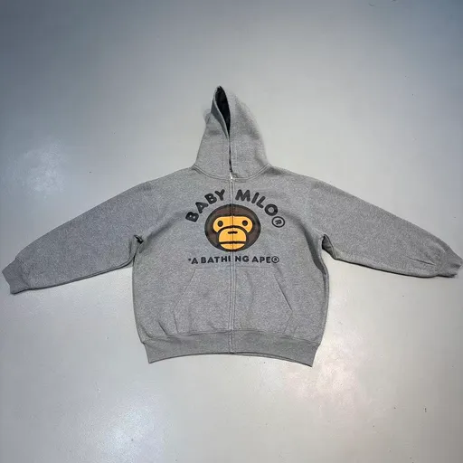 Bape Baby Milo Monogram Zip Hoodie