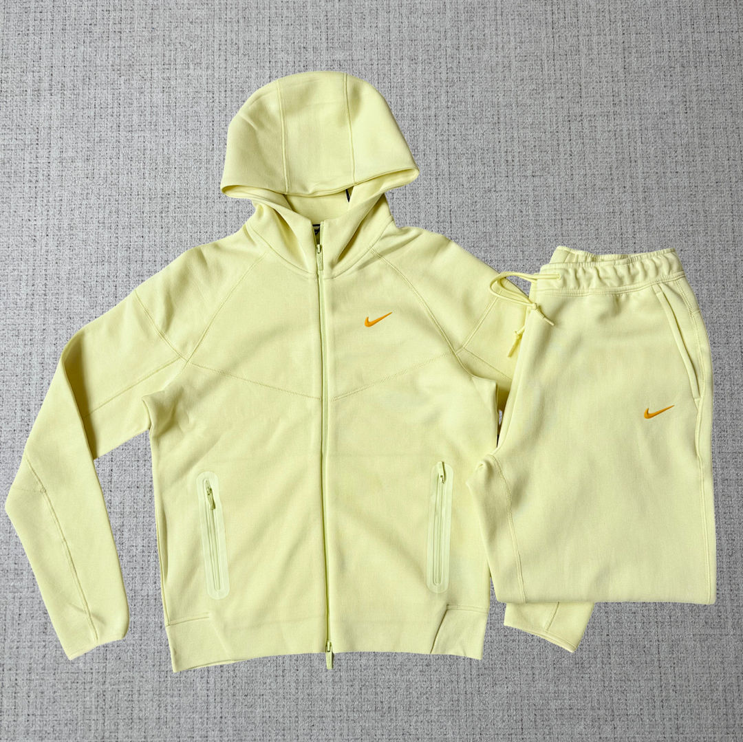 Nike Nocta Tech Fleece Tracksuit Yellow