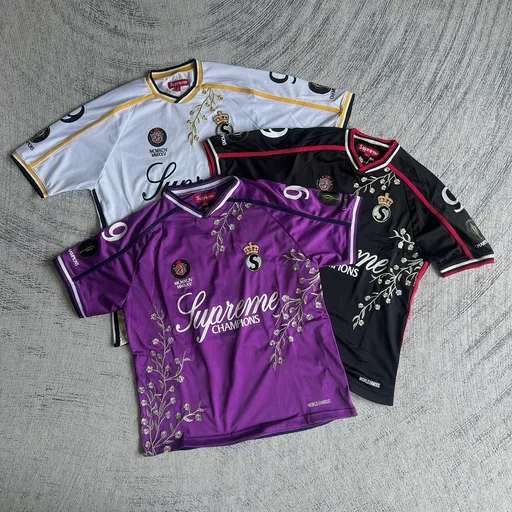 Supreme FLOWERS FOOTBALL JERSEY(white)