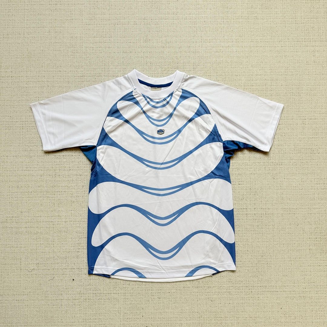 Nike TN Jersey (White and Blue Stripes)