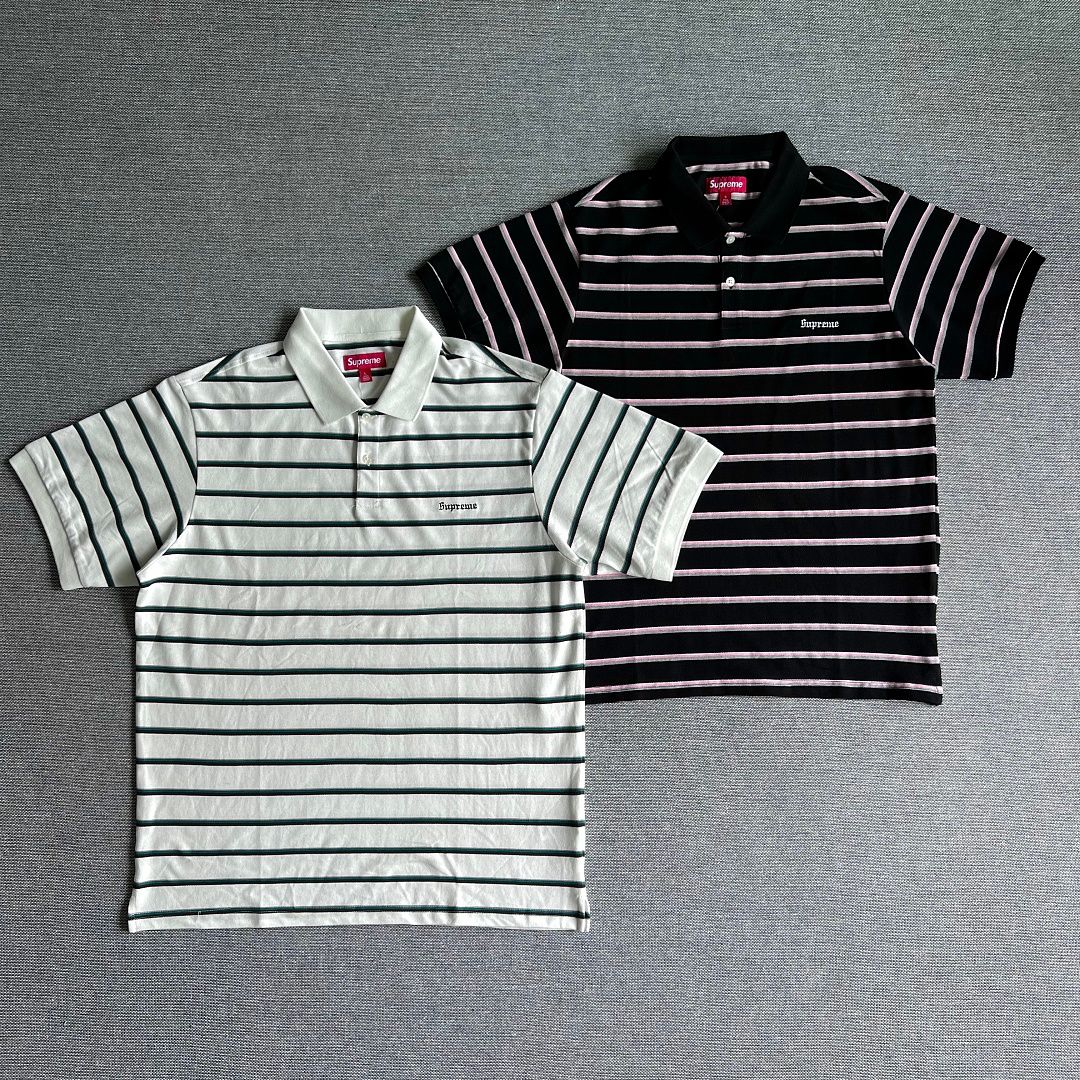 Supreme WEEK3 Washed Stripe Polo