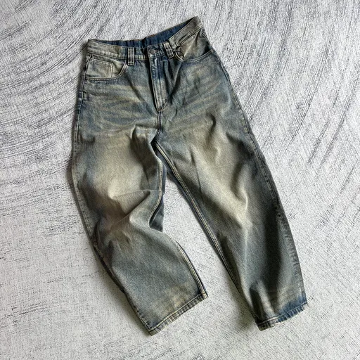 Carhartt Distressed Vintage Washed Blue Jeans