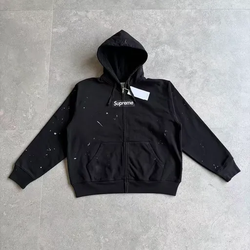 Supreme MM6 ZIP UP HOODIE BEST Black
