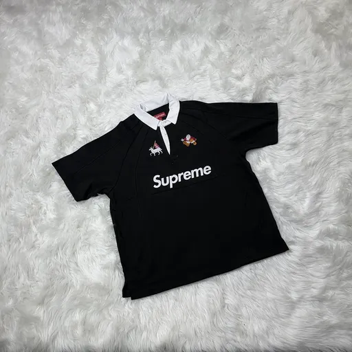 Supreme Rugby Polo Black