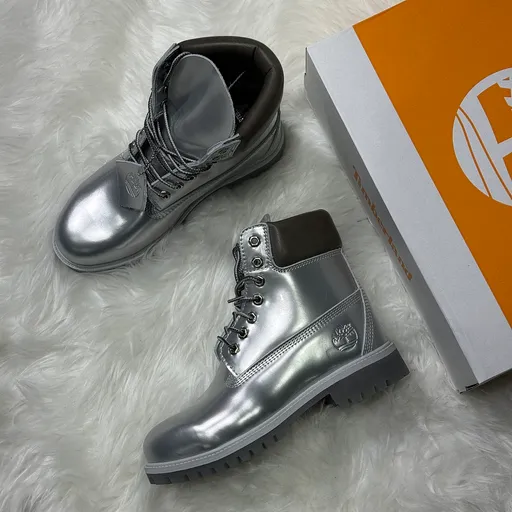 Timberland × Veneda Carter Boots Silver