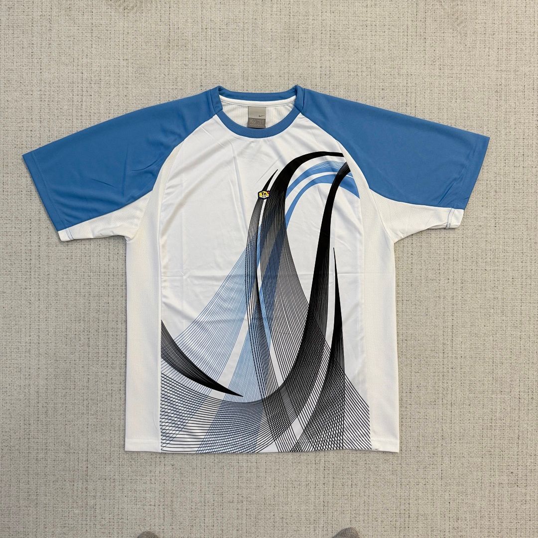 Nike TN Jersey (White and Blue)