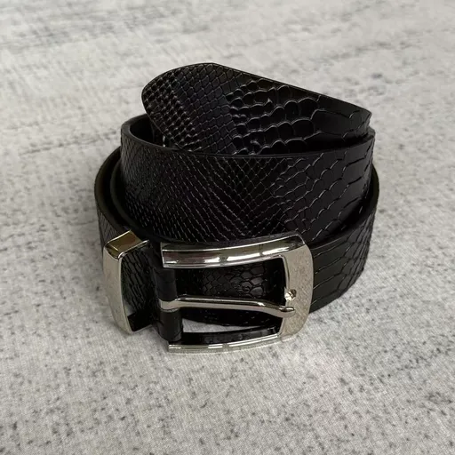 VRROCK SNAKE SKIN LEATHER BELT
