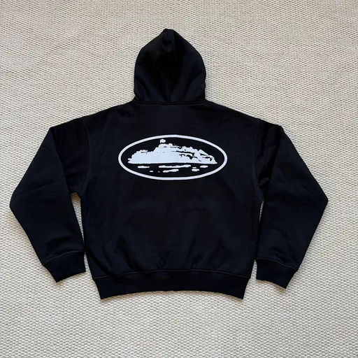 Corteiz Logo Tracksuit Black Color