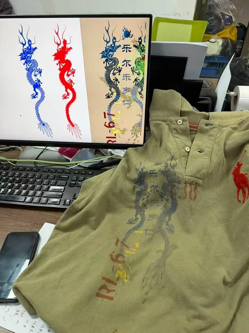 Ralph Lauren greeen polo vintage shirt
