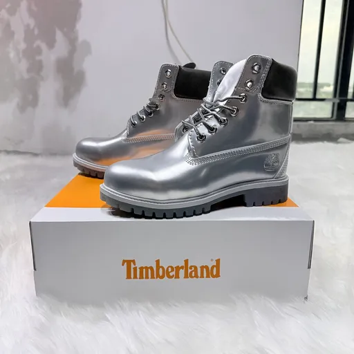 Timberland × Veneda Carter Boots Silver